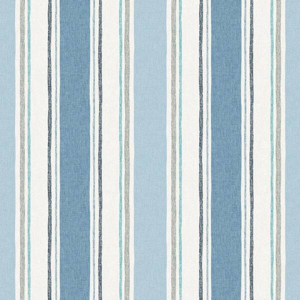 Arden Selections 20-in x 20-in Sapphire Blue Cabana Stripe High