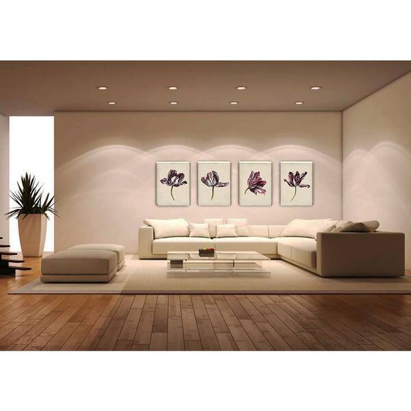 Unbranded 14 in. x 9 in. "Antique Tulip Study" Canvas Wall Art