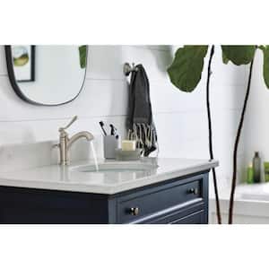Elmhurst Single Hole Single-Handle Bathroom Faucet in Brushed Nickel