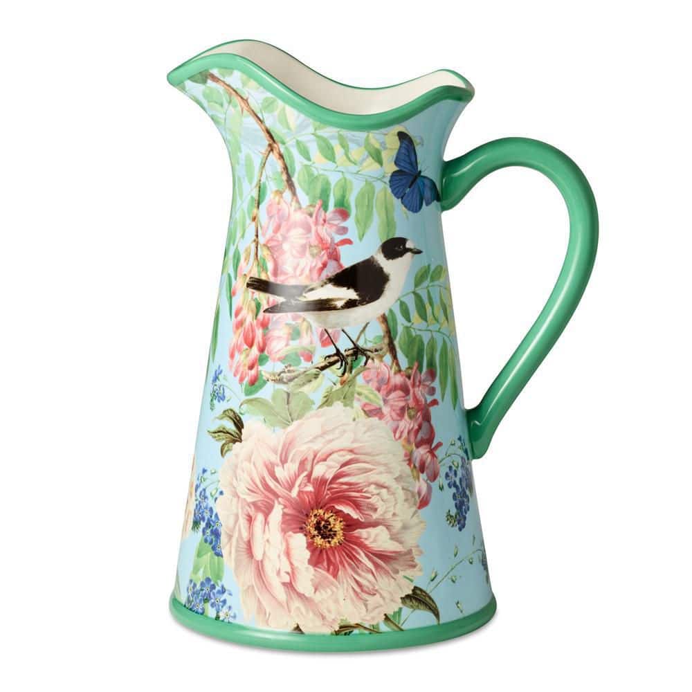 Certified International Flora 96 fl. oz. Ceramic Pitcher