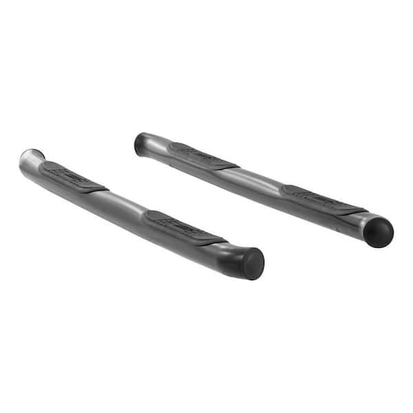 Aries 3-Inch Round Black Steel Nerf Bars, No-Drill, Select Jeep Liberty