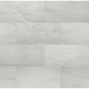 Anastasia Grey 12 in. x 24 in. Polished Porcelain Floor and Wall Tile (16 sq. ft./Case)