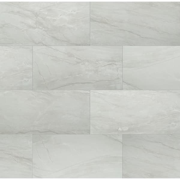 MSI Anastasia Grey 12 in. x 24 in. Polished Porcelain Floor and Wall Tile (16 sq. ft./Case)