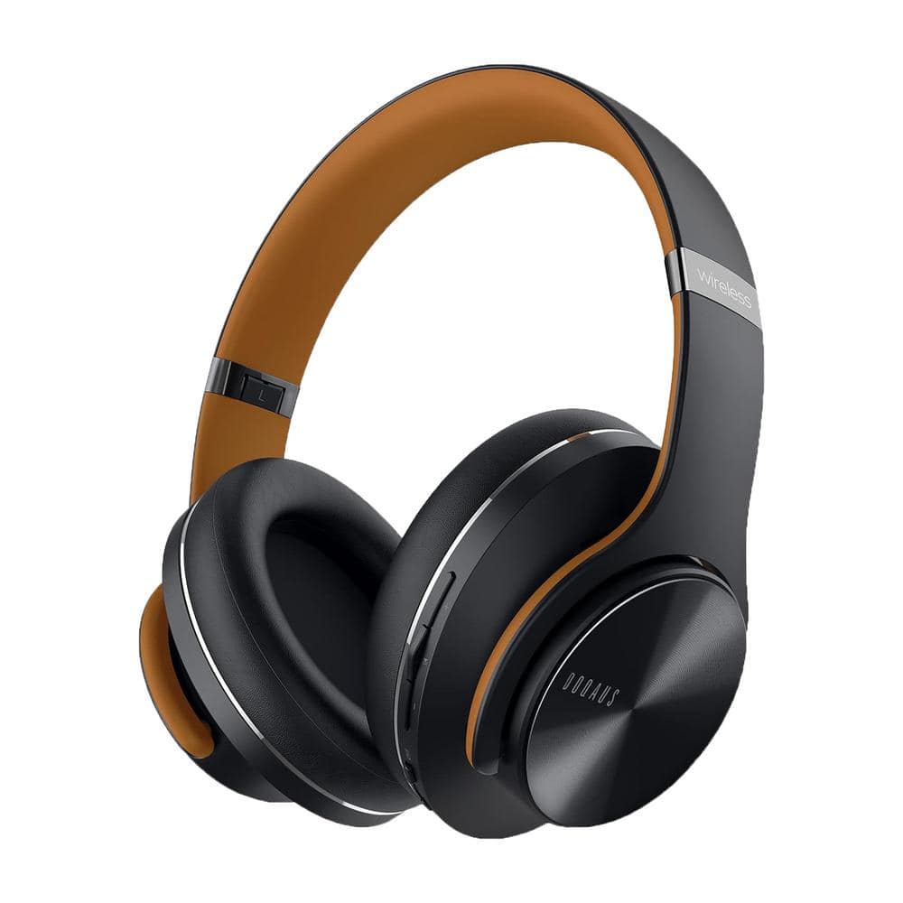 Optimized Black and Brown Wireless Bluetooth Noise Canelling Over the Ear H