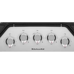 30 in. Gas Cooktop in Stainless Steel with 5 Burners Including a Multi-Flame Dual Tier Burner and a Simmer Burner