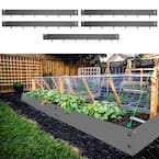 IRONRIDGE 39 in. x 4 in. Brown Steel Landscape Edging (5-Pack) 070100 ...