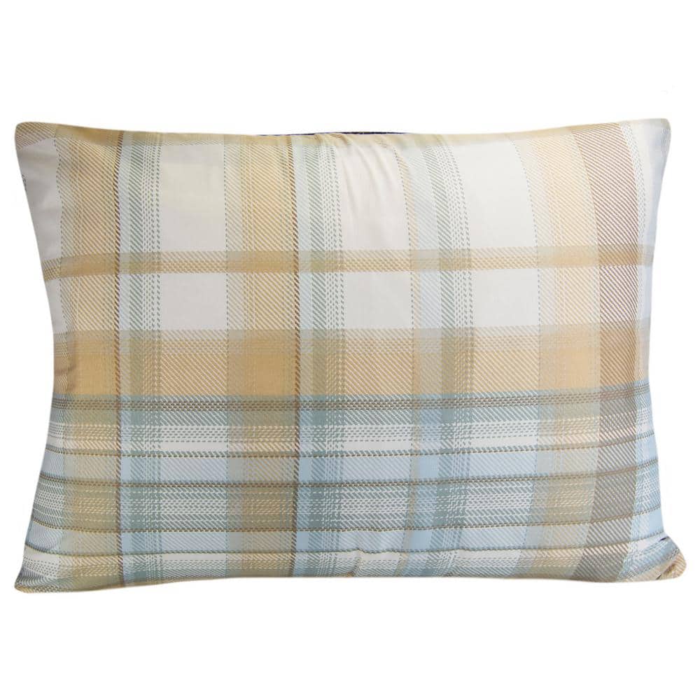 King Reversible Brown Microfiber Quilt Set with Wildlife Motifs