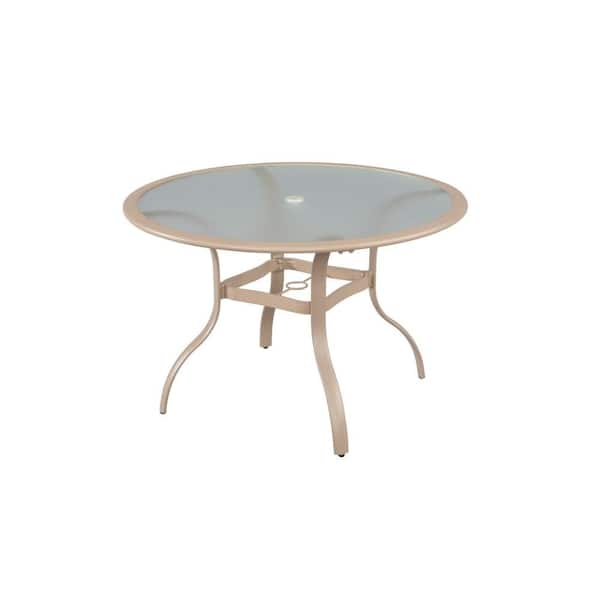Hampton Bay Westin 44 in. Commercial Contract Grade Round Patio Dining Table
