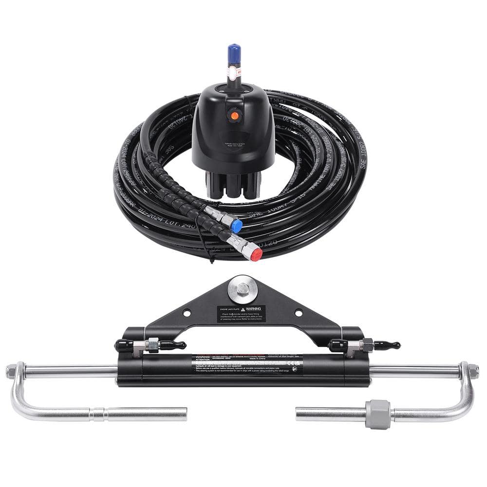 Hydraulic Outboard Steering Kit, 150HP, Marine Boat Hydraulic Steering System, with Helm Pump Two-Way Lock Cylinder price history on PriceWatchPro