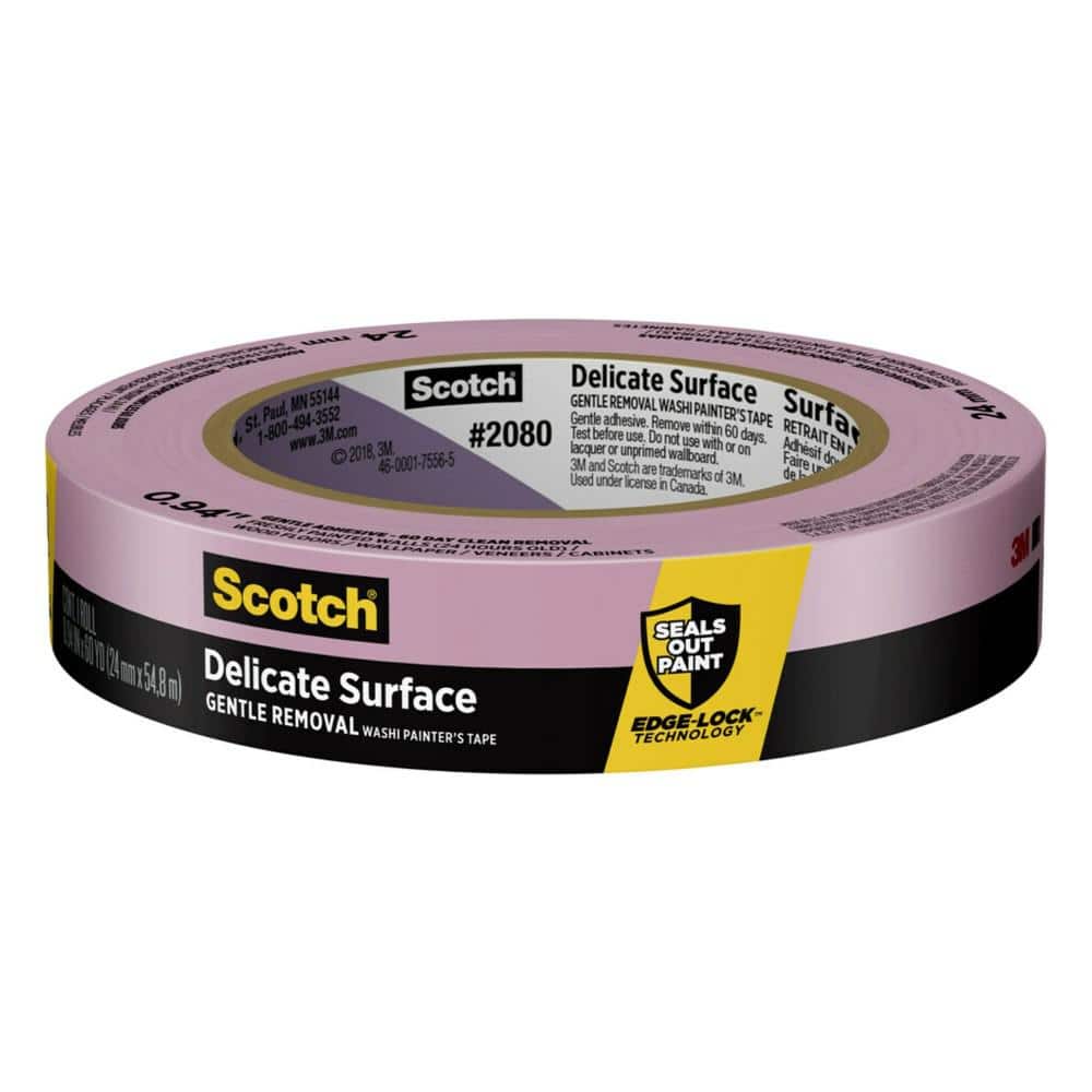 3M Scotch 0.94 in. x 60 yds. Delicate Surface Painter's Tape (Case