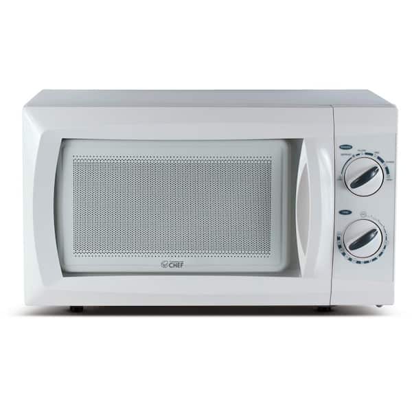  COMMERCIAL CHEF 0.6 Cubic Foot Microwave with 6 Power Levels, Small  Microwave with Grip Handle, 600W Countertop Microwave with 30 Minute Timer  and Mechanical Dial Controls, Black : Everything Else