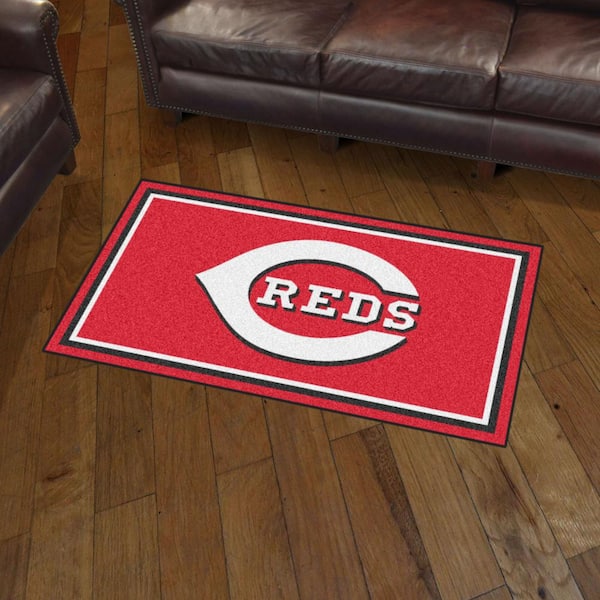 Fanmats Cincinnati Reds 3ft. x 5ft. Plush Area Rug