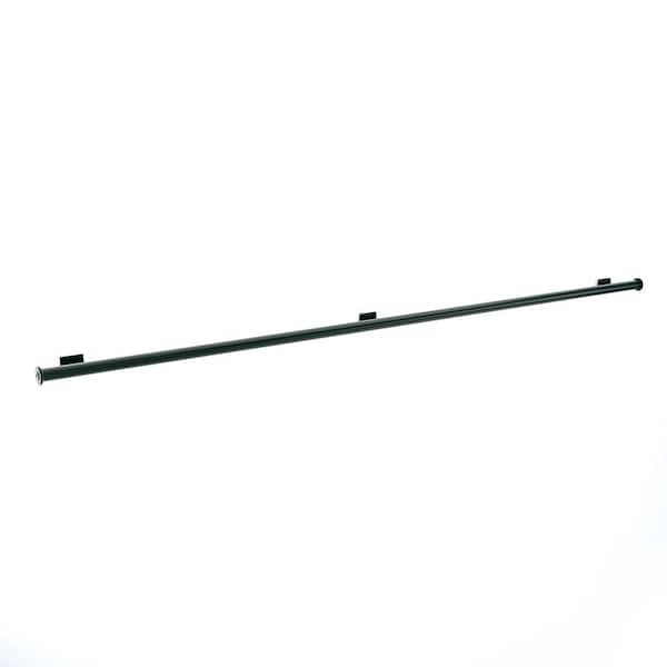 6 ft. Black Ladder Rail for Rolling Ladder