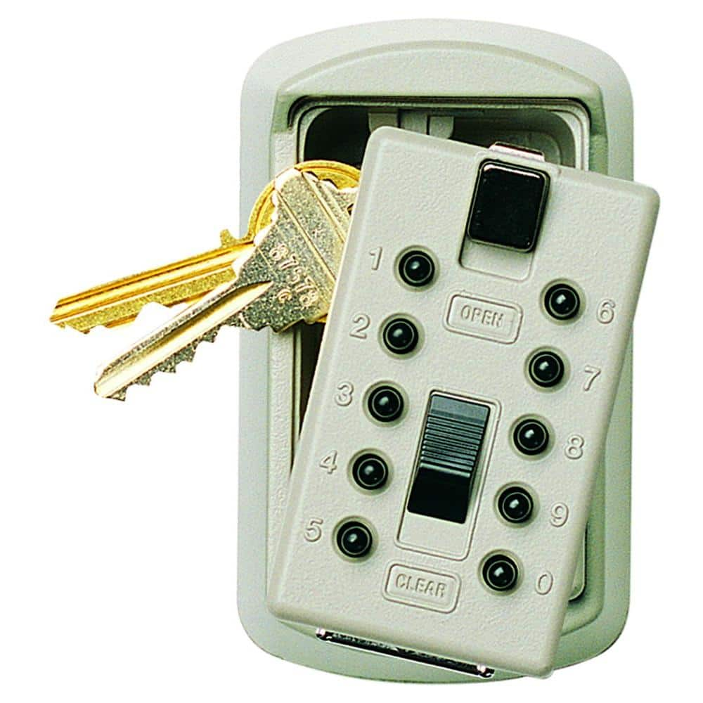 kidde-slimline-2-key-lock-box-with-pushbutton-lock-clay-001414-the