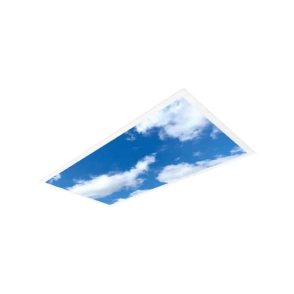 2x4ft. Integrated LED Flat Cloud Panel Multiple Color Changing Temperatures Wattage Selectable ETL and DLC Listed,4-Pack