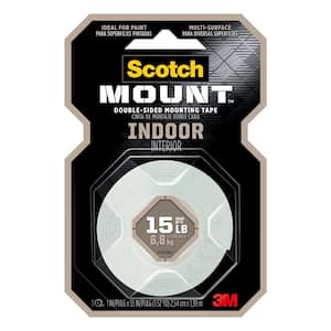 Scotch-Mount 1 in. x 1.52 yds. Permanent Double Sided Indoor Mounting Tape (Case of 24)