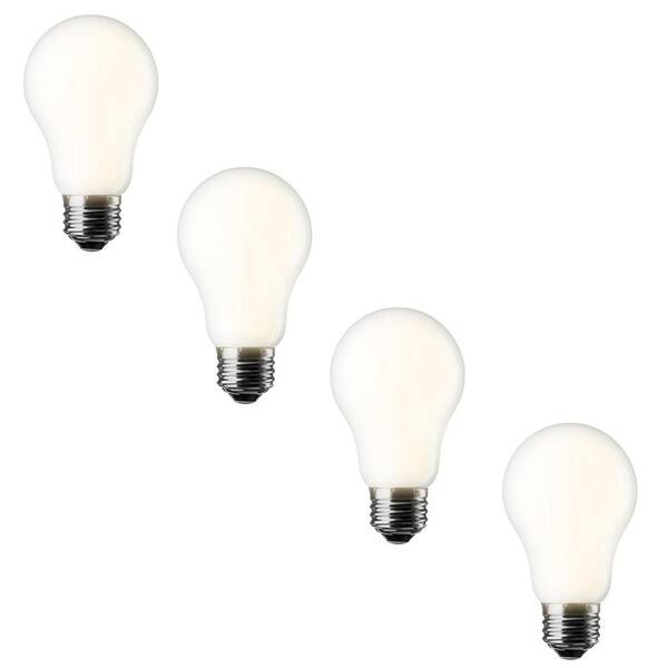 Meilo 60W Equivalent Soft White A19 Dimmable LED Light Bulb (4-Pack)