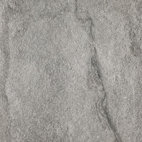 Ivy Hill Tile Dominion Slate Gray 4 in. x 0.35 in. Matte Limestone Look Porcelain Floor and Wall Tile Sample