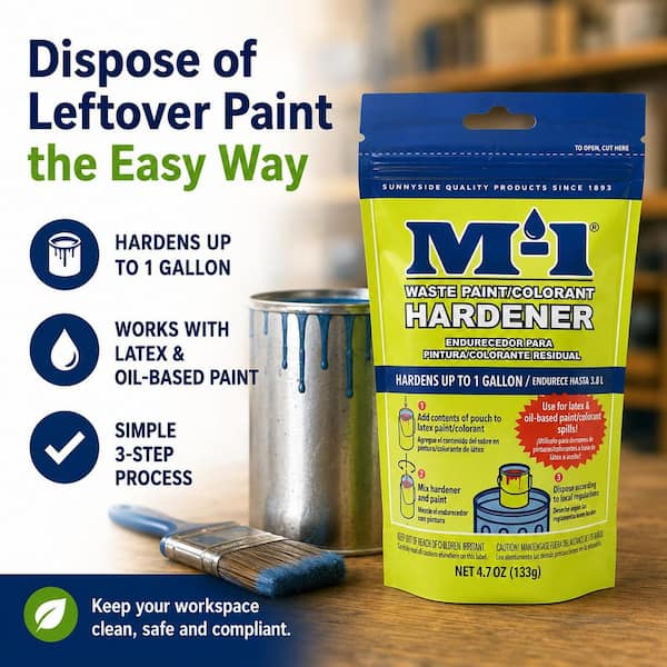 5 oz. Paint Hardener for Paint Disposal