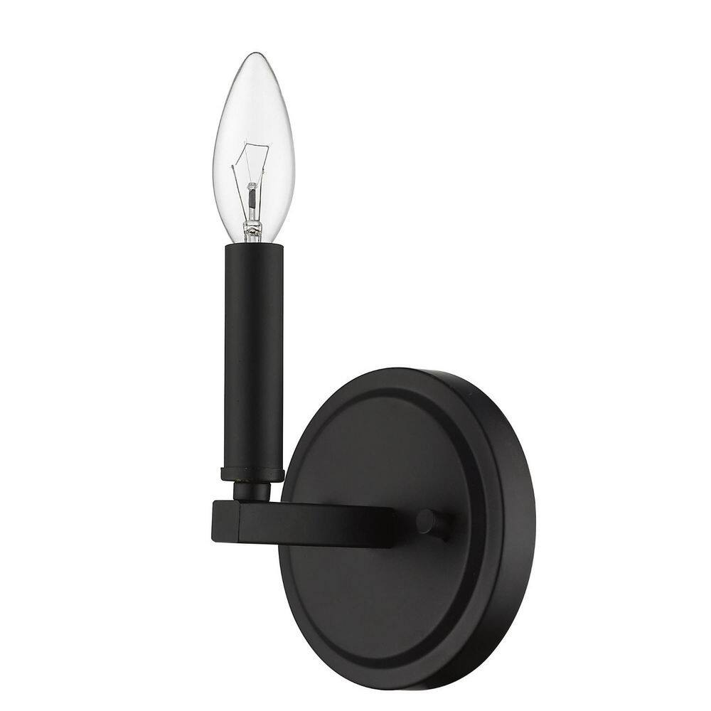 6.63 in. Black Indoor Hardwired Sconce with No Bulbs Included price history on PriceWatchPro
