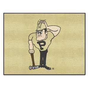 Purdue Boilermakers Gold All-Star Area Rug - 34 in. x 42.5 in.