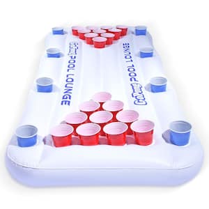 Pool Lounge Beer Pong Inflatable with Social Floating