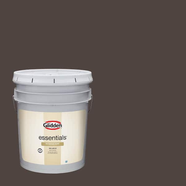 5 gal. PPG1005-7 Dark Granite Satin Exterior Paint