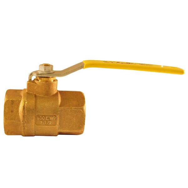Apollo 1-1/2 in. Bronze FNPT x FNPT Threaded Ball Valve
