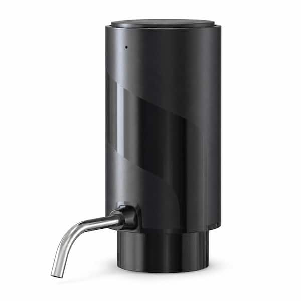 Electric Wine Aerator and Dispenser USB Rechargeable Automatic Wine Pourer for Bottle One Touch Operation Black ABS