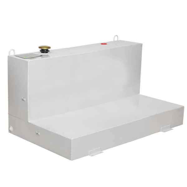Jobox L-Shaped Steel Liquid Transfer Tank in White