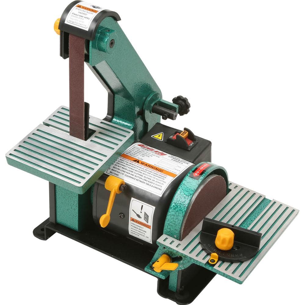 Grizzly Industrial 1 in. x 30 in. Belt/5 in. Disc Combo Sander H6070 - The  Home Depot