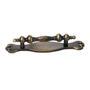 Classic Traditions 3 in. Center-to-Center Antique Brass Bar Pull Cabinet Pull (79405)