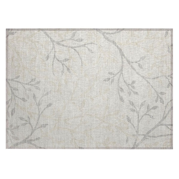 Chantille Machine Washable Indoor/Outdoor Abstract ACN3024 Pearl 2 ft. x 3 ft. Accent Rug