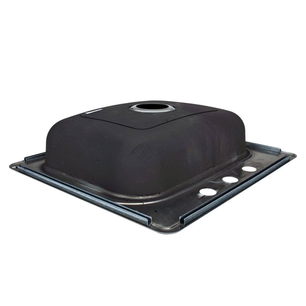 25'' Matte Stainless Steel Single Bowl Kitchen Sink