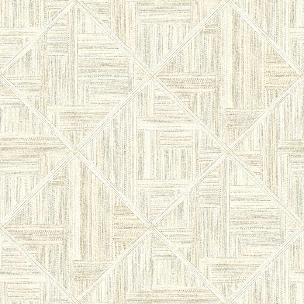 Scott Living 2964-87346 Ballard Silver Geometric Wallpaper