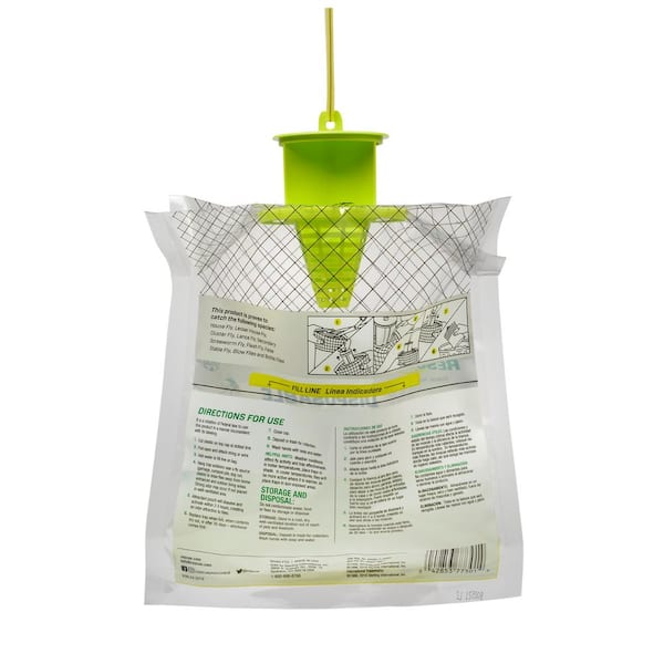 RESCUE Outdoor Reusable Fly Trap Canister FTR-SF4 - The Home Depot