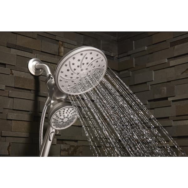 Moen Attract 6-Spray 1.75 GPM Hand Shower and Showerhead Combo Kit in Chrome 