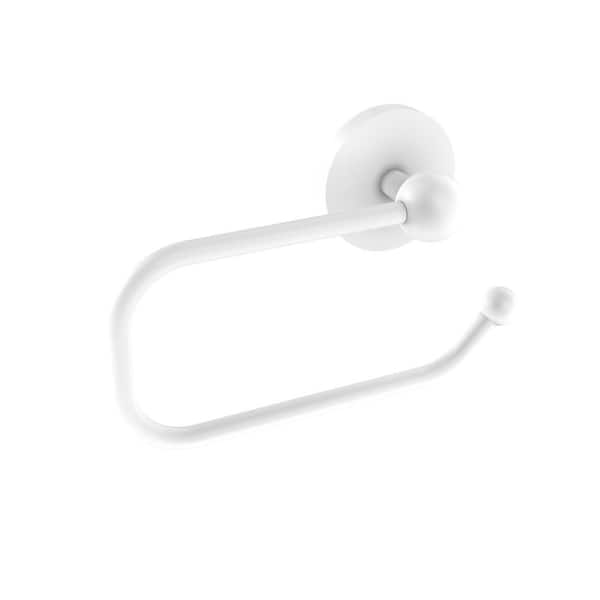 Allied Brass Prestige Skyline European Style Toilet Tissue Holder in Matte White