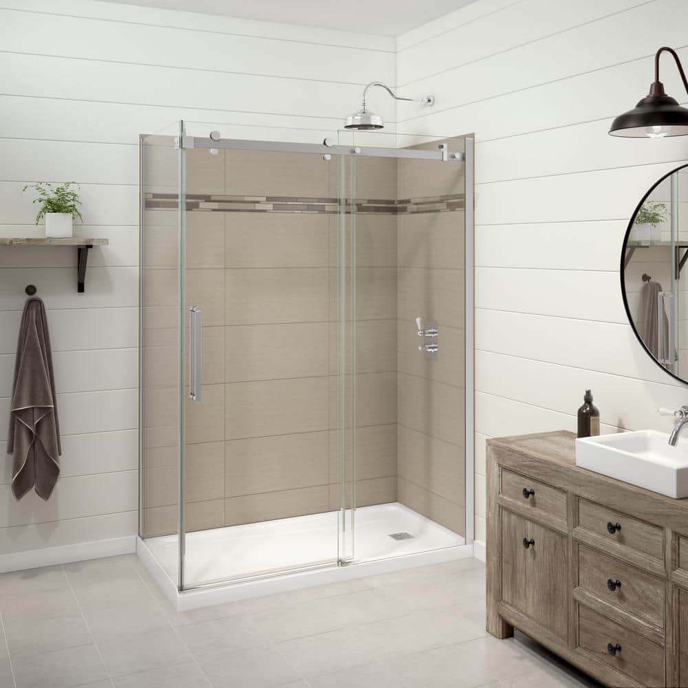 MAAX Utile Origin 32 in. x 60 in. x 83.5 in. Right Drain Corner