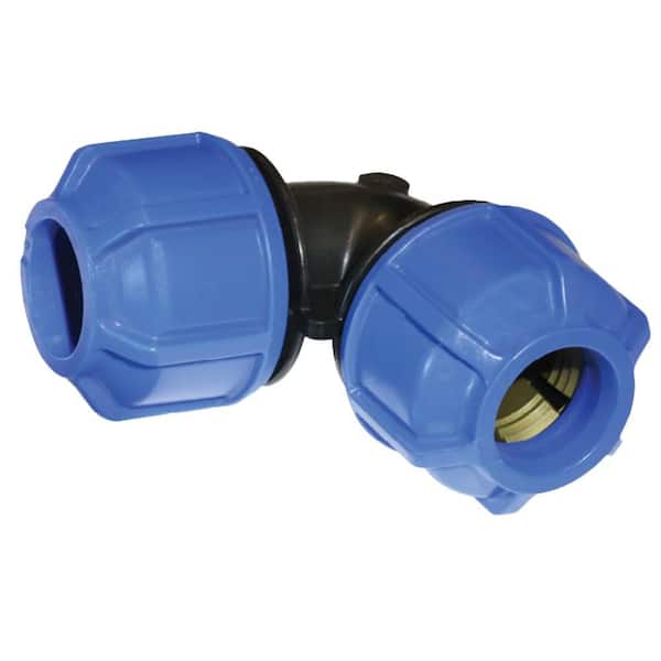 3/4 in. Polyethylene 90° Elbow CTS Compression