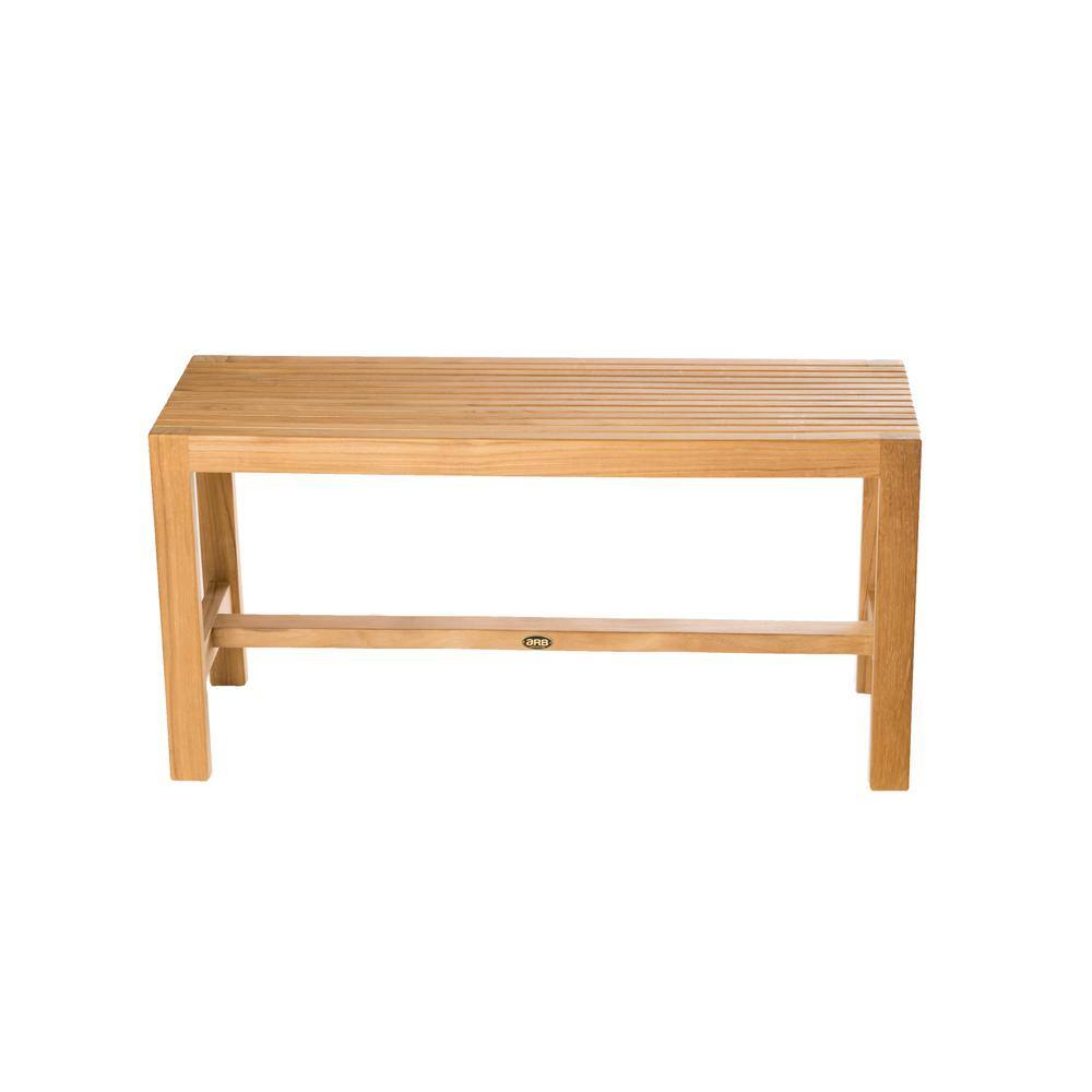 Fiji 36'' Natural Teak Wood Shower Bench
