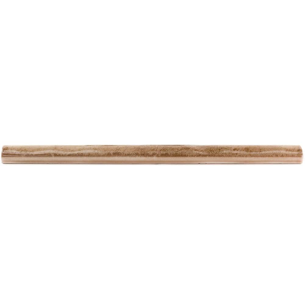 Moze Taupe 0.75 in. x 12 in. Ceramic Pencil Liner Trim Wall Tile price history on PriceWatchPro