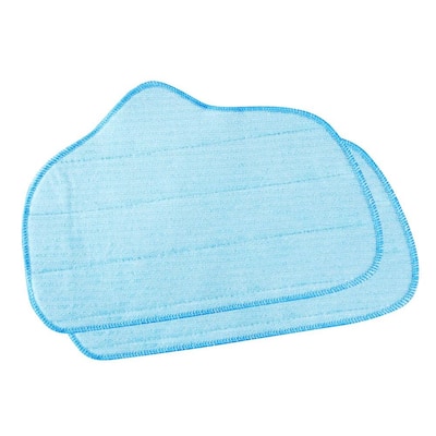 Replacement Microfiber Cleaning Pads for Heavy-Duty/Multi-Purpose Steam Cleaner (2-Pack)