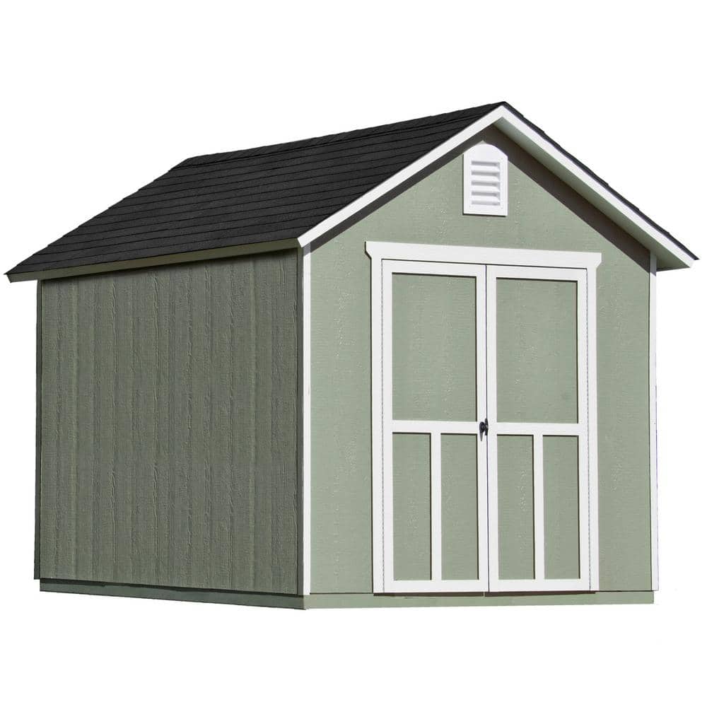 10 Ft Wood Storage Shed With Floor, Home Depot Outdoor Wood Storage Sheds