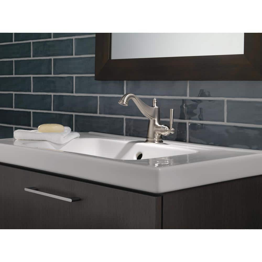 Mylan High-Arc Brushed Nickel Single Handle Bathroom Faucet