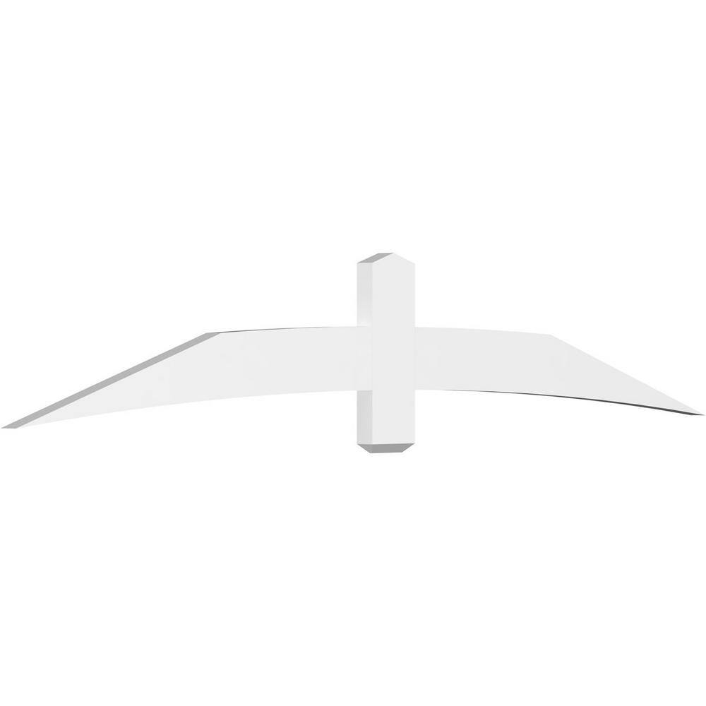 96 in. W x 16 in. H x 2 in. D x 6 in. F, 4/12 Pitch, Bellingham Signature Urethane Gable Bracket, Primed Tan price history on PriceWatchPro