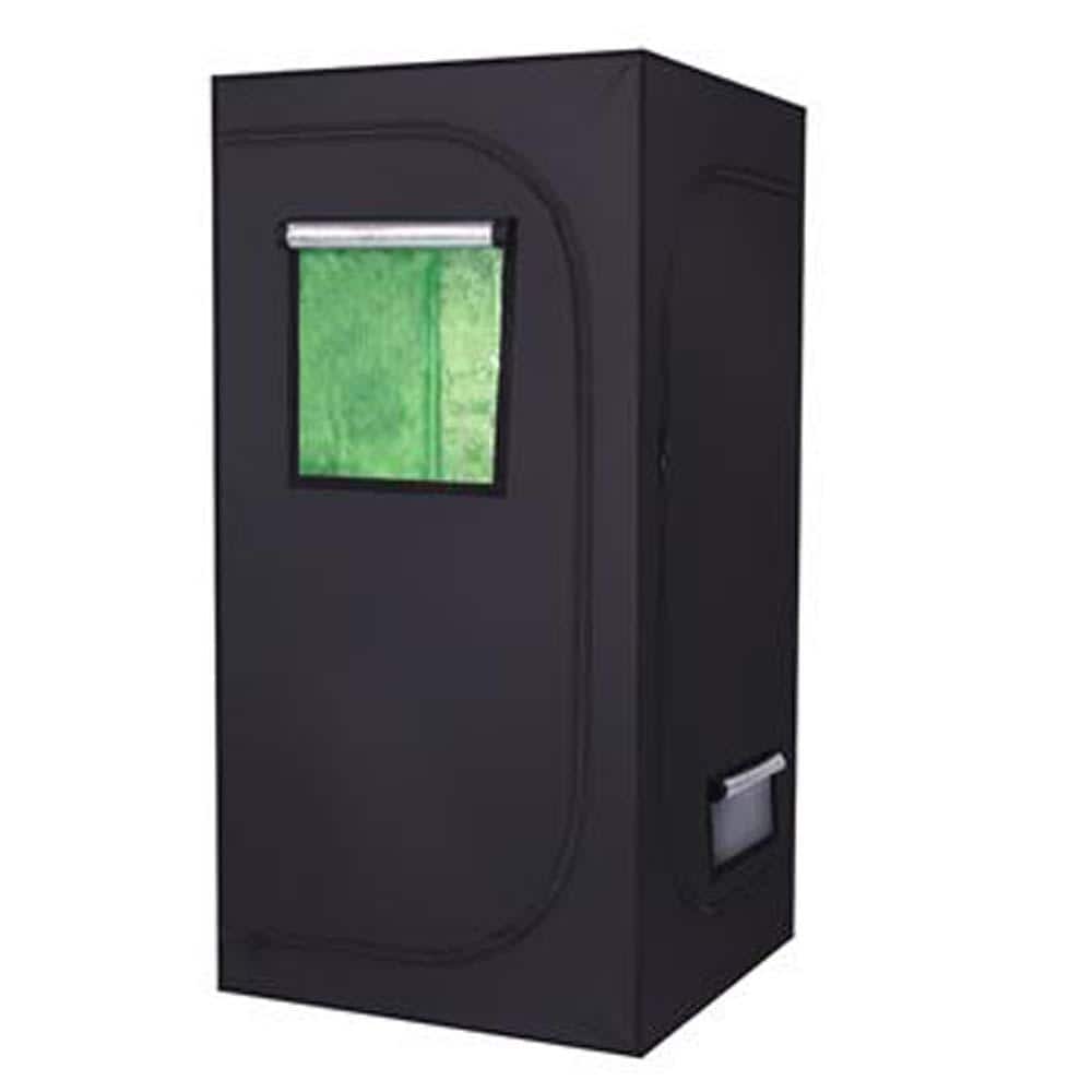 2 ft. x 2 ft. Green & Black Plant Grow Tent
