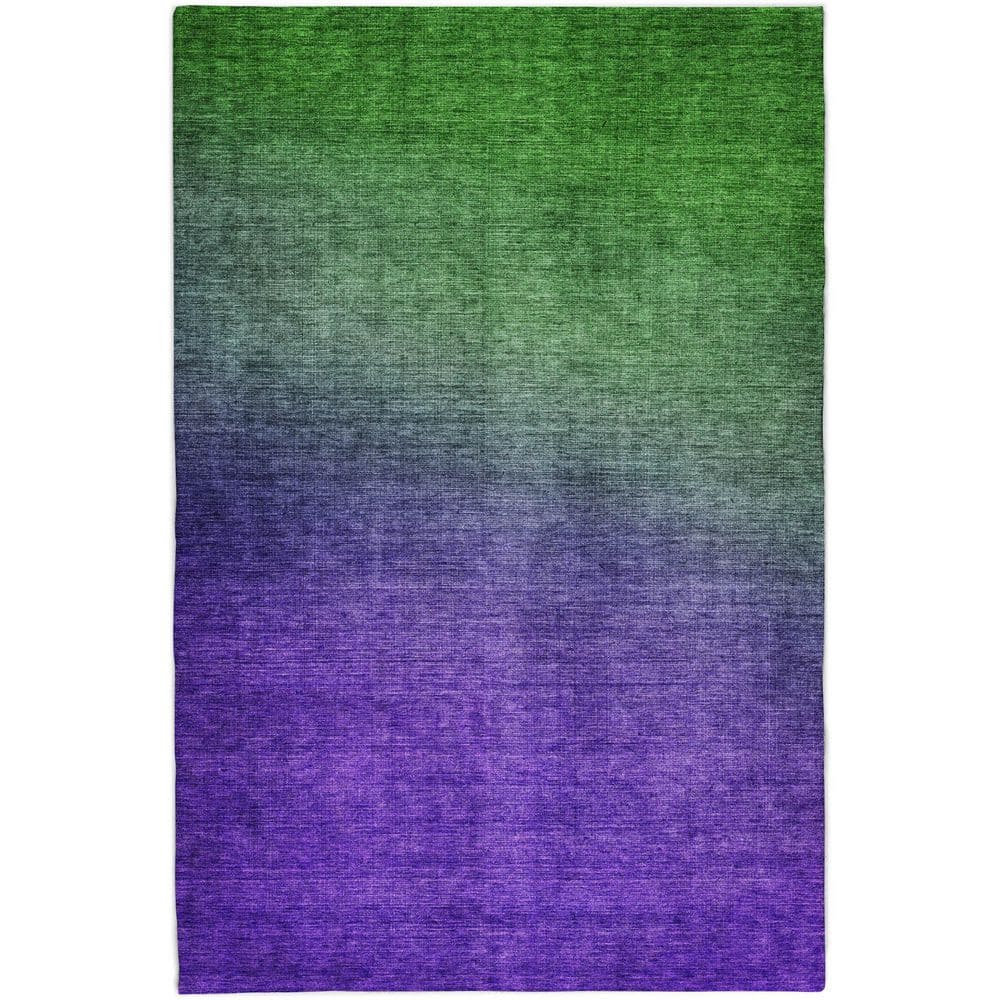 Dream Shag Premium Machine Washable Abstract ADS587 Green 9 ft. x 12 ft. Area Rug price history on PriceWatchPro