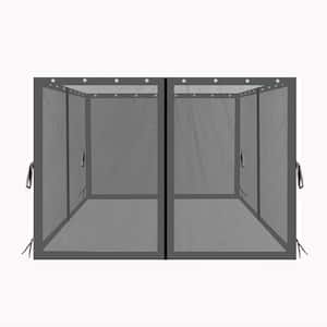 Bay Netting Hampton Bay Replacement Netting for Stockton 11 ft. x 11 ft. Canopy in ...