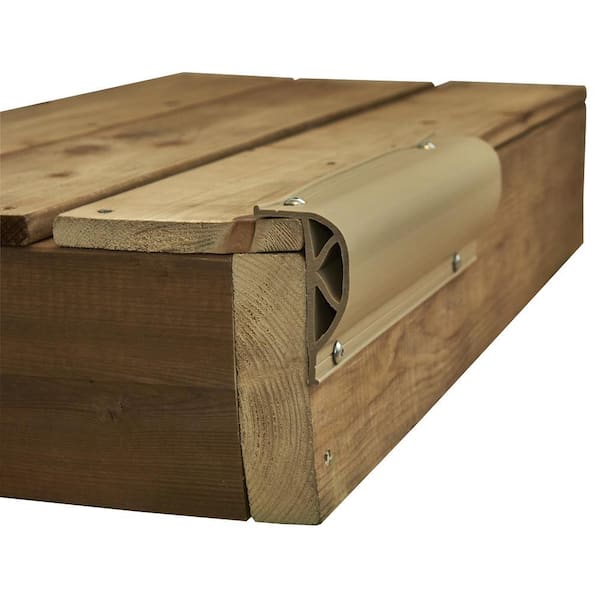 3 in. x 8 in. x 24 ft. Heavy Slant "p" Profile, Beige